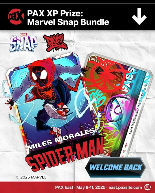 Marvel Snap Code Pax East 2025 Miles Morales