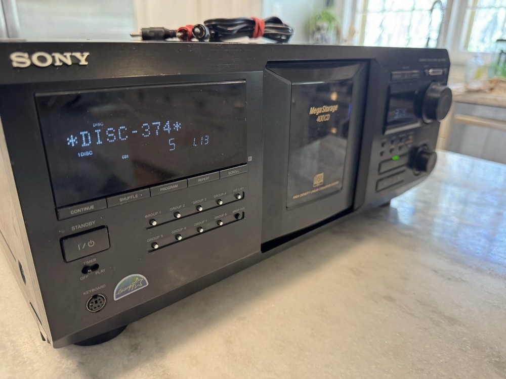 Sony CDP-CX400 Mega Storage Compact Disc 400 CD Changer Player Remote Belts Repl