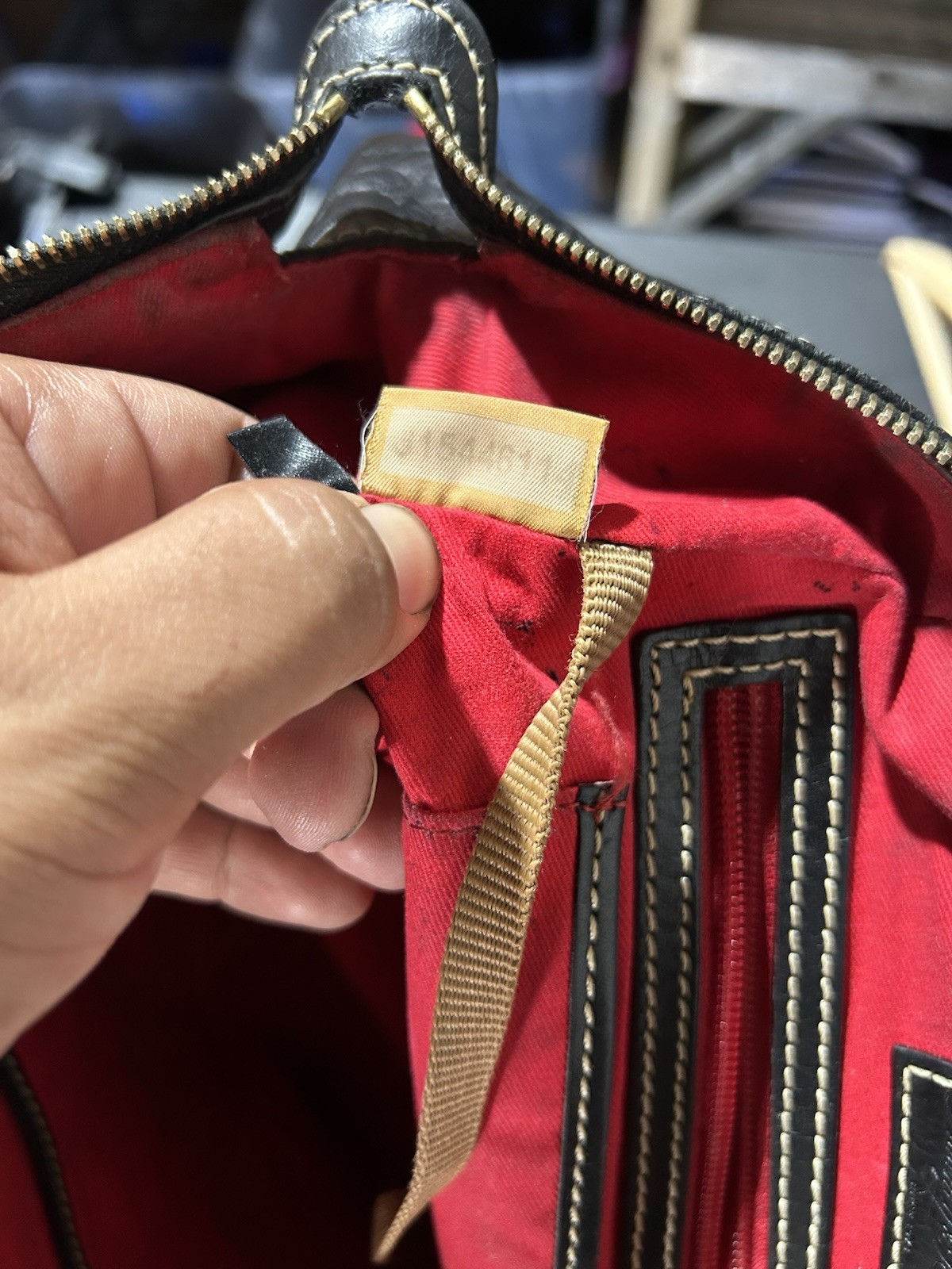 Dooney & Bourke Embossed Leather Disney Sketch Satchel Mickey Mouse Bag Purse