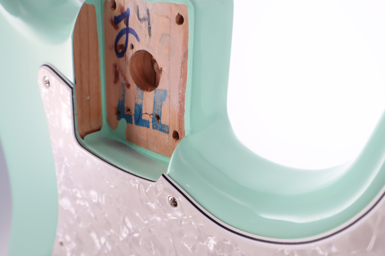 Fender Tom DeLonge Signature Stratocaster Body Surf Green Finish Fully Loaded