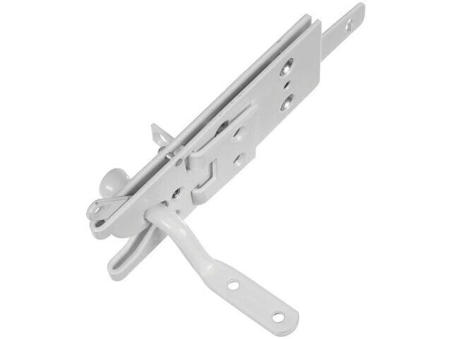 National Hardware N342-683 White Vinyl Gate Automatic Latch