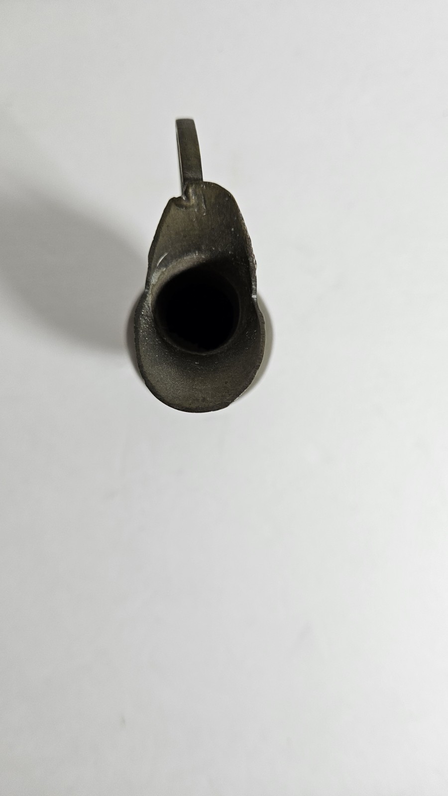 Vintage Solid Brass Pitcher with HandleItem is 4 1/2 in tall