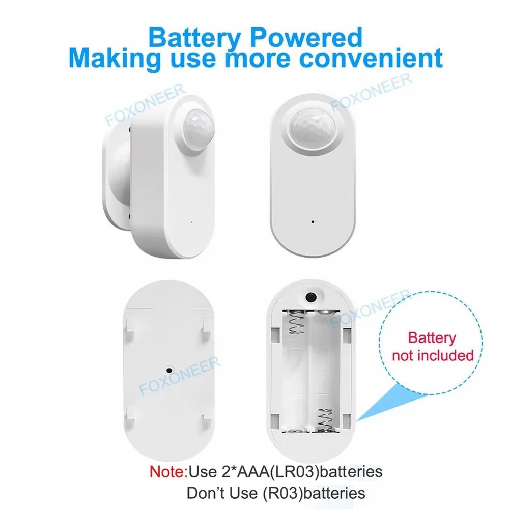 Zigbee Human Presence PIR Motion Detection Sensor Luminance Detector Smart
