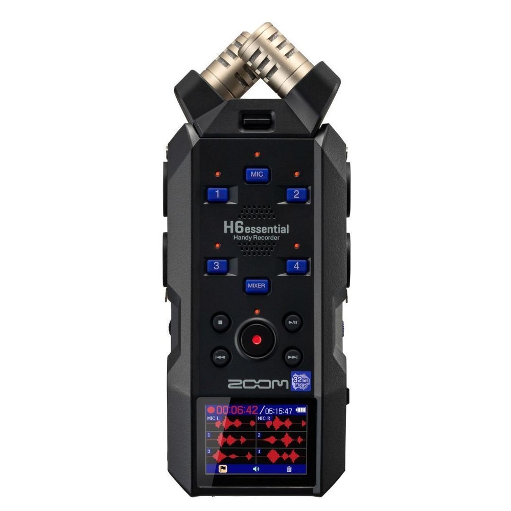 Zoom H6essential with 32-Bit Float and 6-Track Portable Recorder