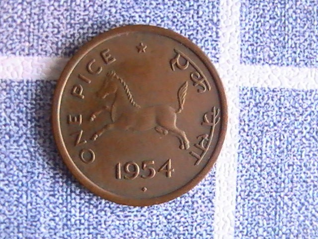 INDIA ONE PICE 1954