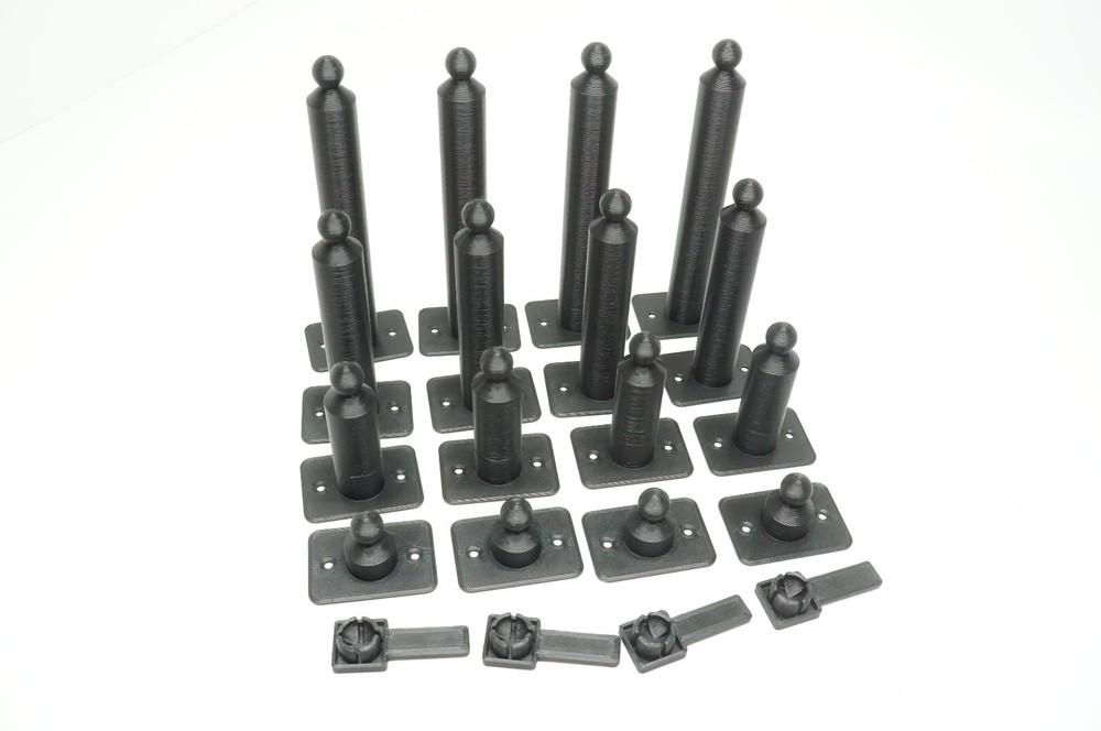 Standard Track Support & Clip - 20 Piece Set for Carrera 124 / 132 / Evolution