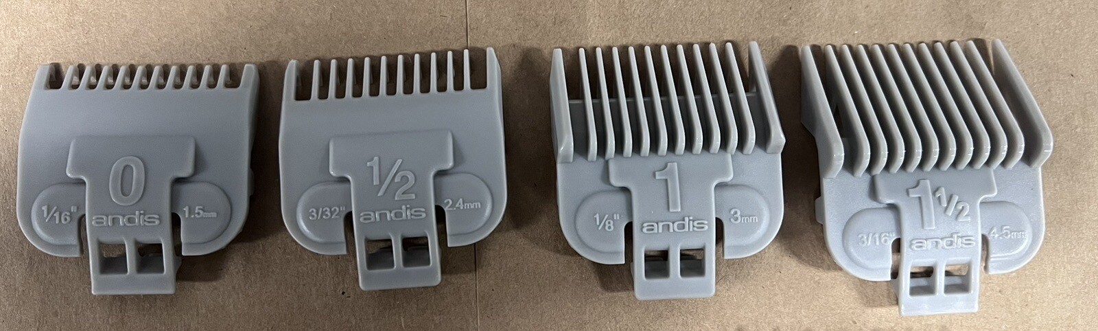 NEW Andis Snap On Blade Attachment Guide 11 pcs Comb US-1 LCL AAC-1 Clippers LI