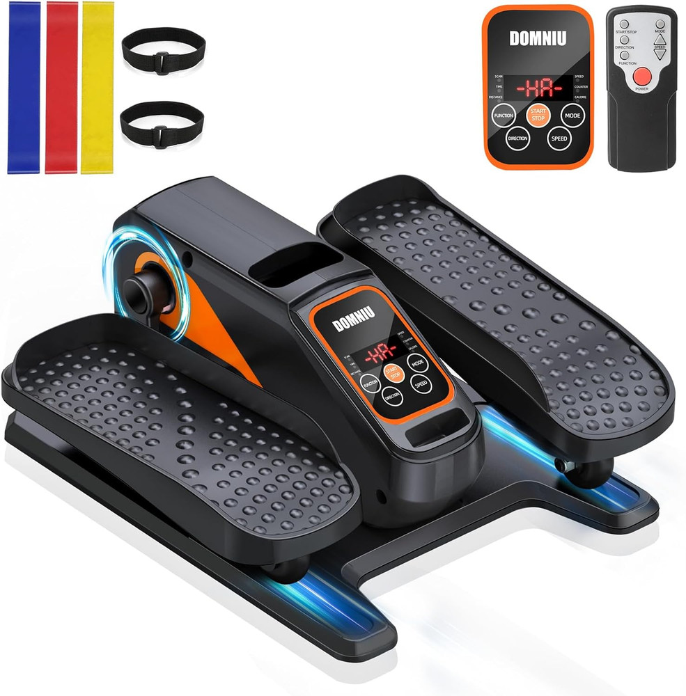Under Desk Elliptical Machine, Electric Ellipse Leg Exerciser While Sitting for