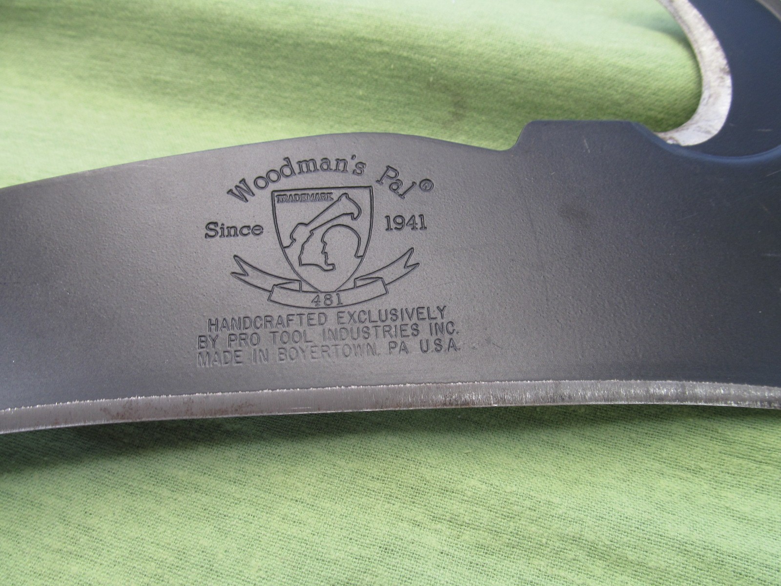 Woodman's Pal 481 Brush Axe - Never Used - No Sheath - Tag Still There