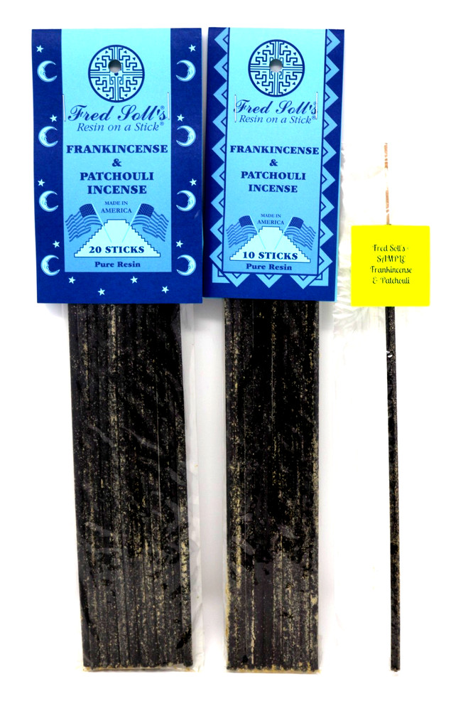 FRED SOLL'S® RESIN ON A STICK® FRANKINCENSE & PATCHOULI INCENSE