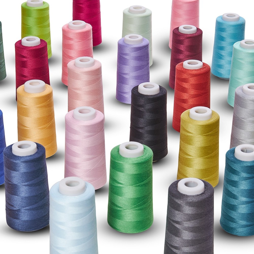 Keedil® All Purpose 2-Ply 40 Weight Polyester 3000 Yard Serger Thread
