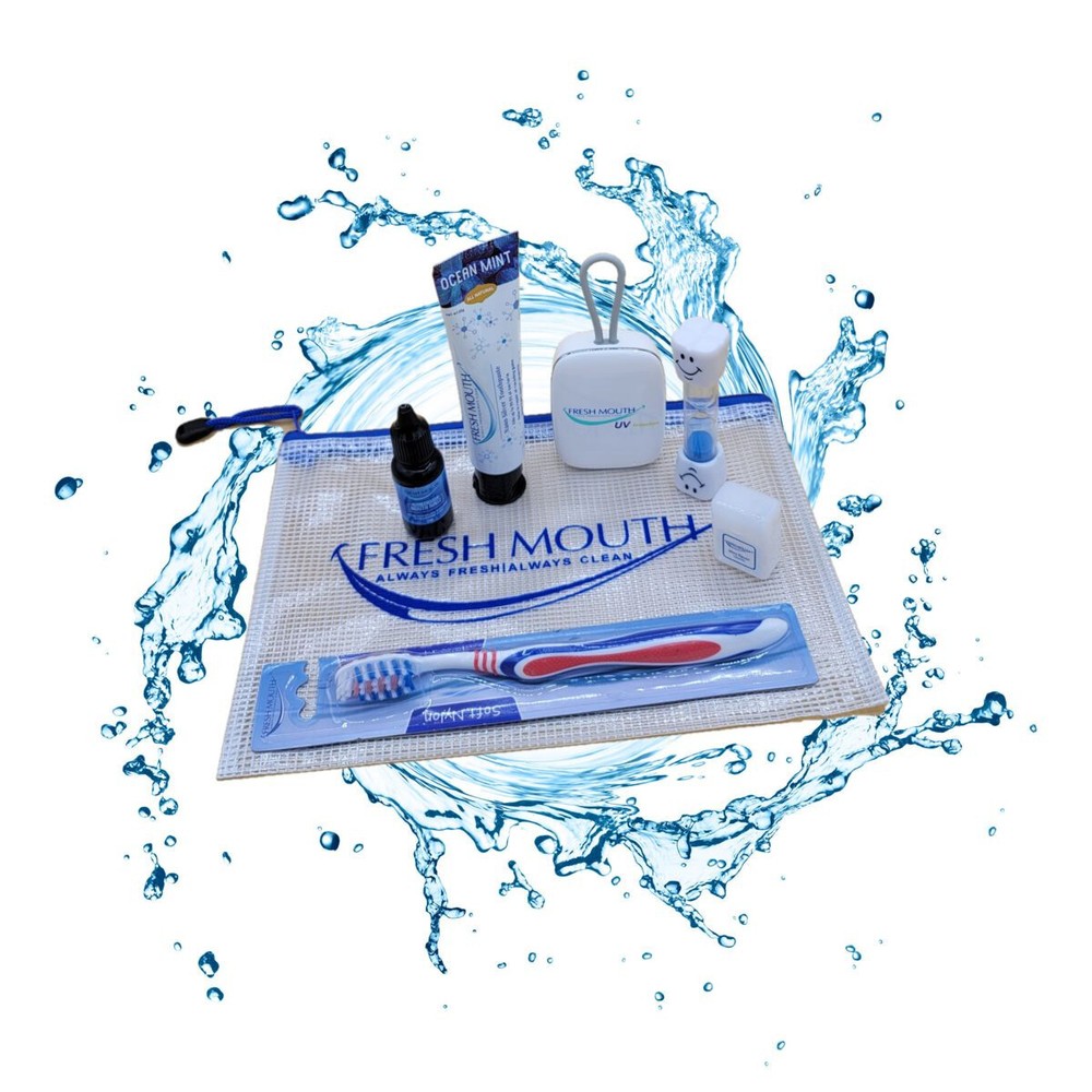 Brushing Kit, Travel Brushing Kit, Brushing system, with UV