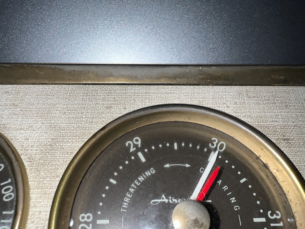 Airguide Thermometer Hygrometer Barometer 3 Dial Station