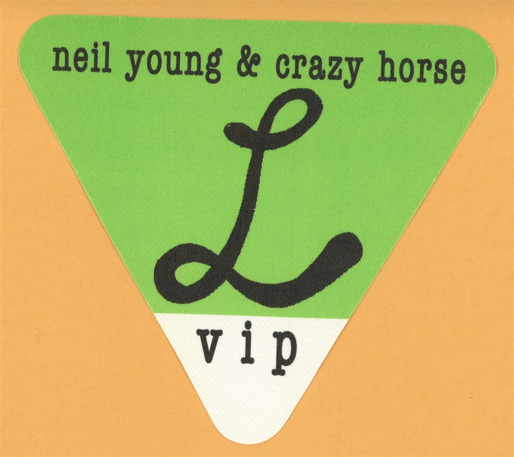 Neil Young 2003 w/ Crazy Horse Concert Tour VIP Backstage Pass