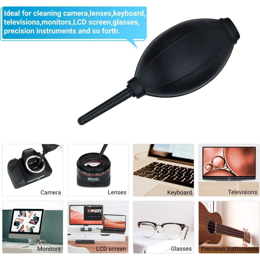 Soft Tip Silicone Air Blower Dust Cleaner Blaster Pump for Camera Lens Sensor