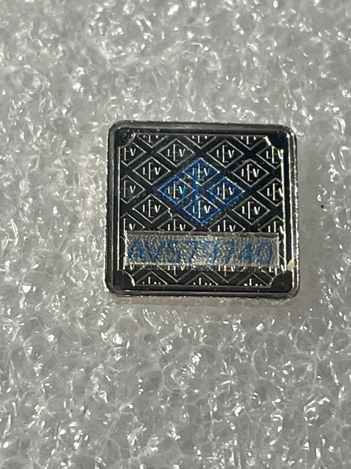 1 gram Geiger .999 Fine silver bar Square Series-Light Toning