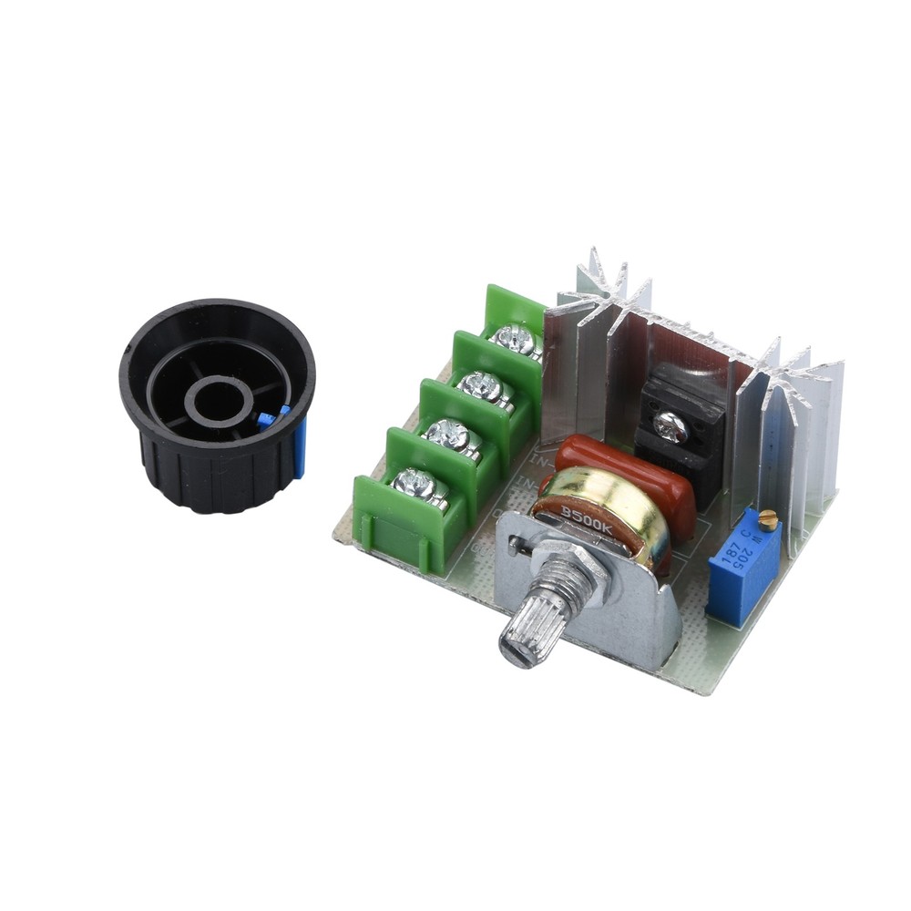 2000W 110V AC SCR Voltage Regulator Adjustable Motor Speed Control Controller