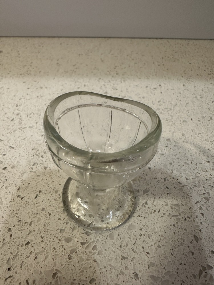 Vintage Clear Glass Eyewash Cup