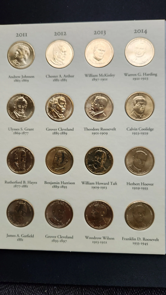 Presidential Dollars - 2007 - 2016