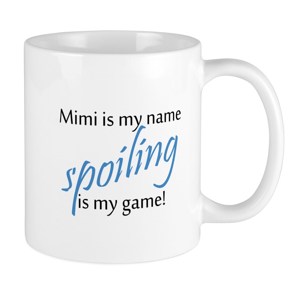 11oz mug Mimi Blues - Printed Ceramic Coffee Tea Cup Gift