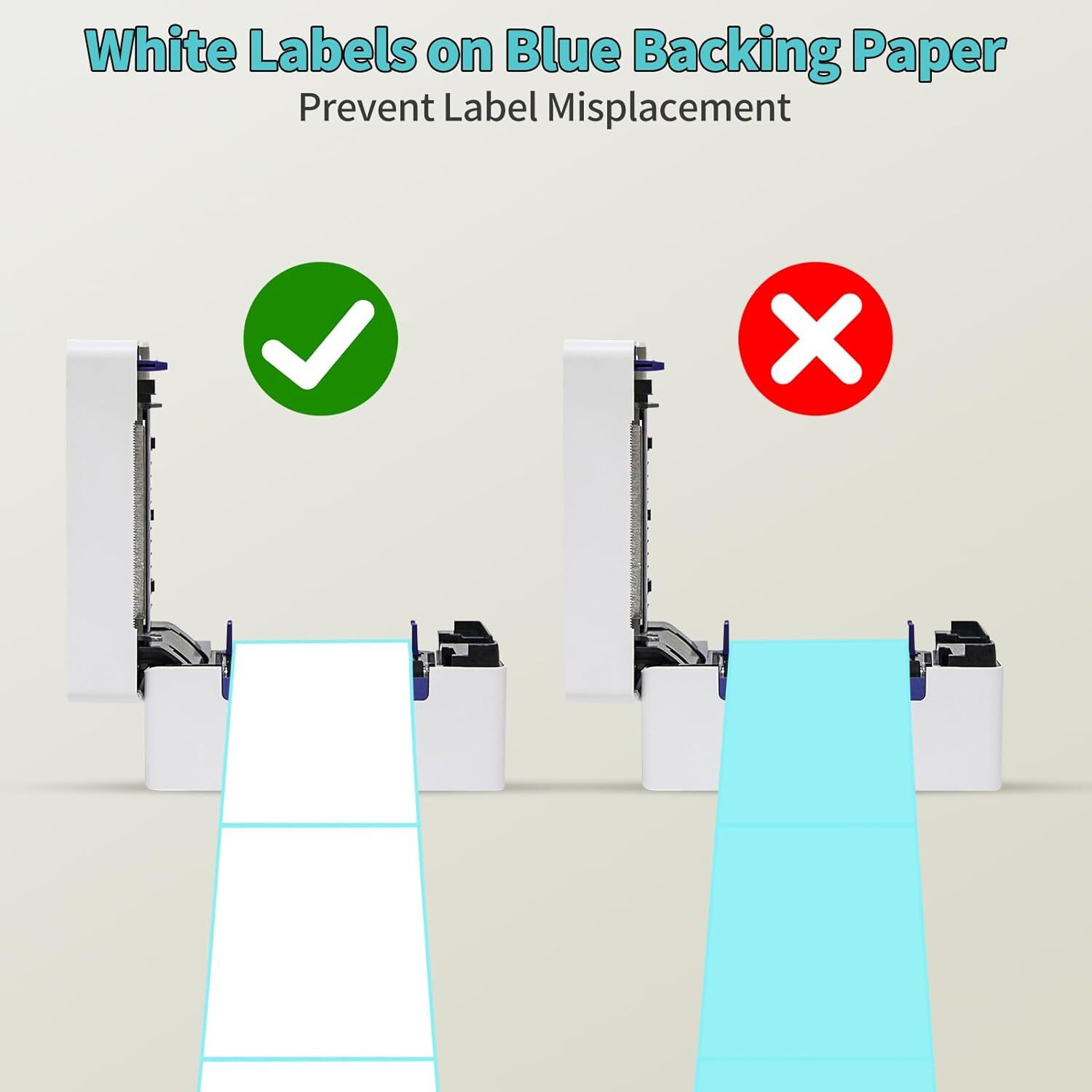 500Labels 4x6 Fanfold Perforated Direct Thermal Shipping Labels for Zebra Rollo