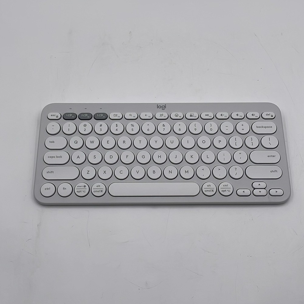 Logitech Pebble 2 Combo Wireless Keyboard and Mouse White - READ