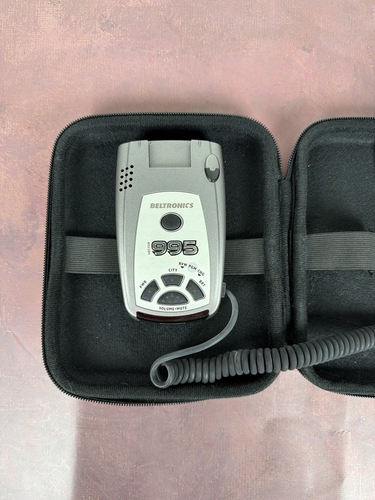 Beltronics Vector 995 360 Radar Laser Detector & Power Cord Case