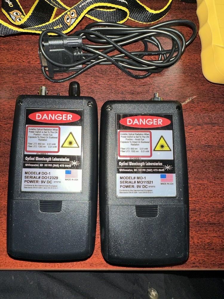 Micro Owl MO-1 ver 1.30e Optical Power Meter and DO-1 Optical Source With Case