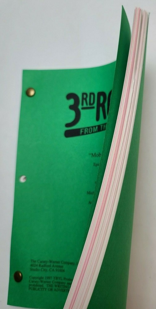 3RD ROCK FROM THE SUN / Michael Glouberman 1997 TV Script, "Moby Dick"