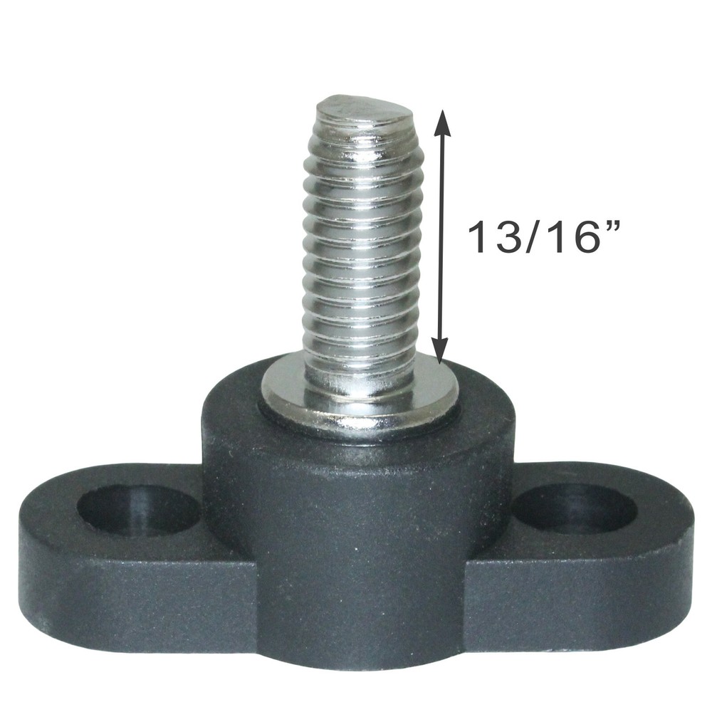 Positive & negative set battery ring insulated junction post terminal block stud