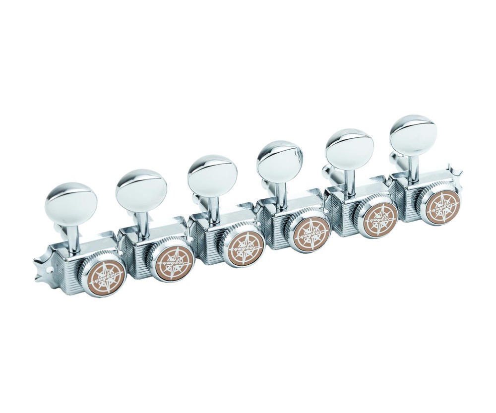 Guyker 6 Inline Vintage Guitar Lock String Tuners – Locking Tuning Key Peg