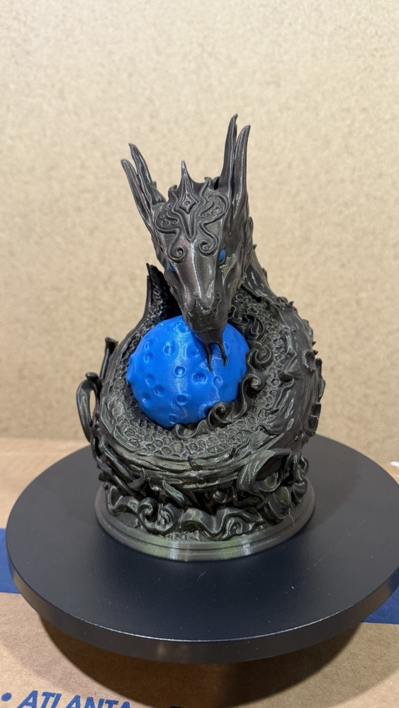 Moon Dragon sculpture