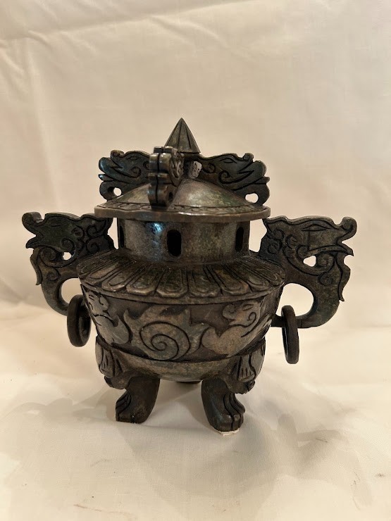 Antique Bronze Chinese Incense Burner Censor