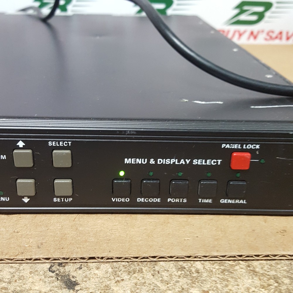 evertz HDTV Caption Encoder HD9084 - w/ (1) Power Cord - USED