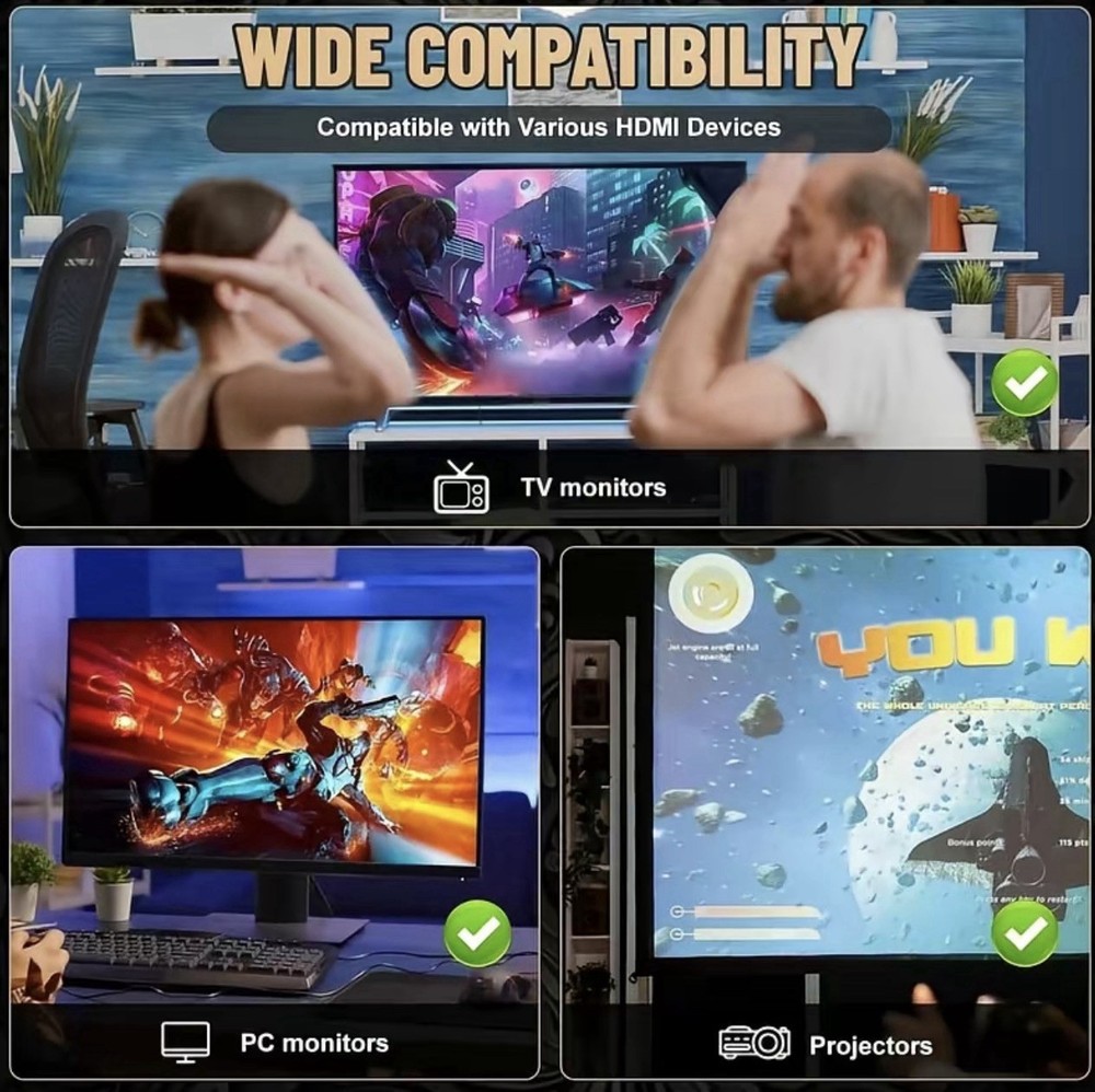 GameStick Game Stick Pro 4K HDMI Microconsole 128GB Wireless Controllers