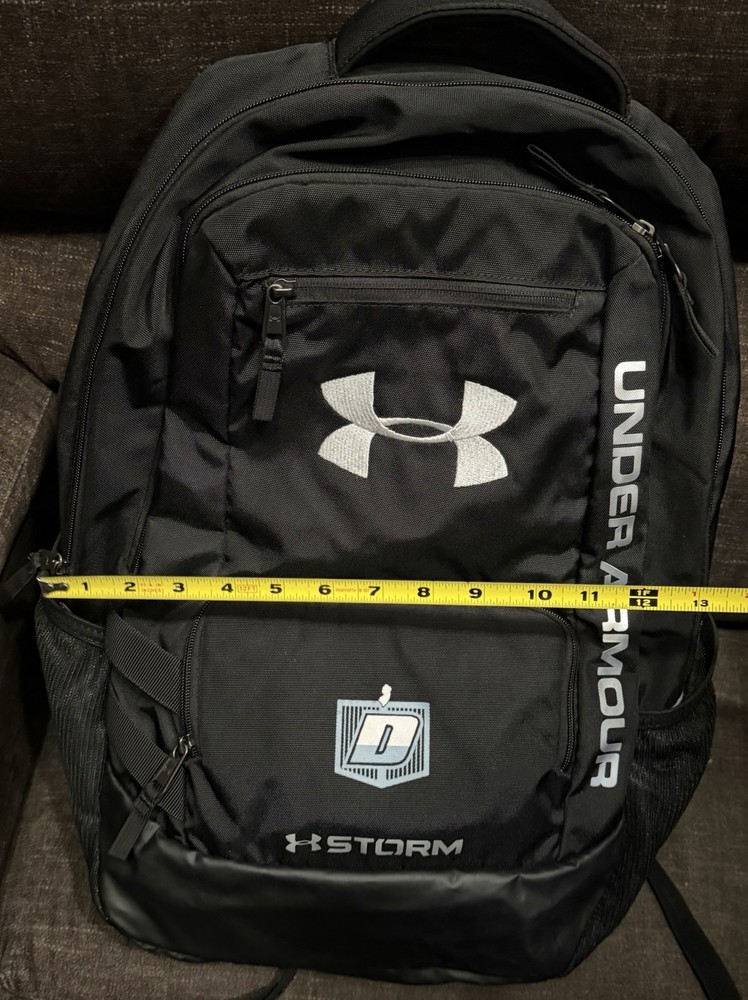 Preowned Under Armour Medium/Large Black & Gray Backpack Bag