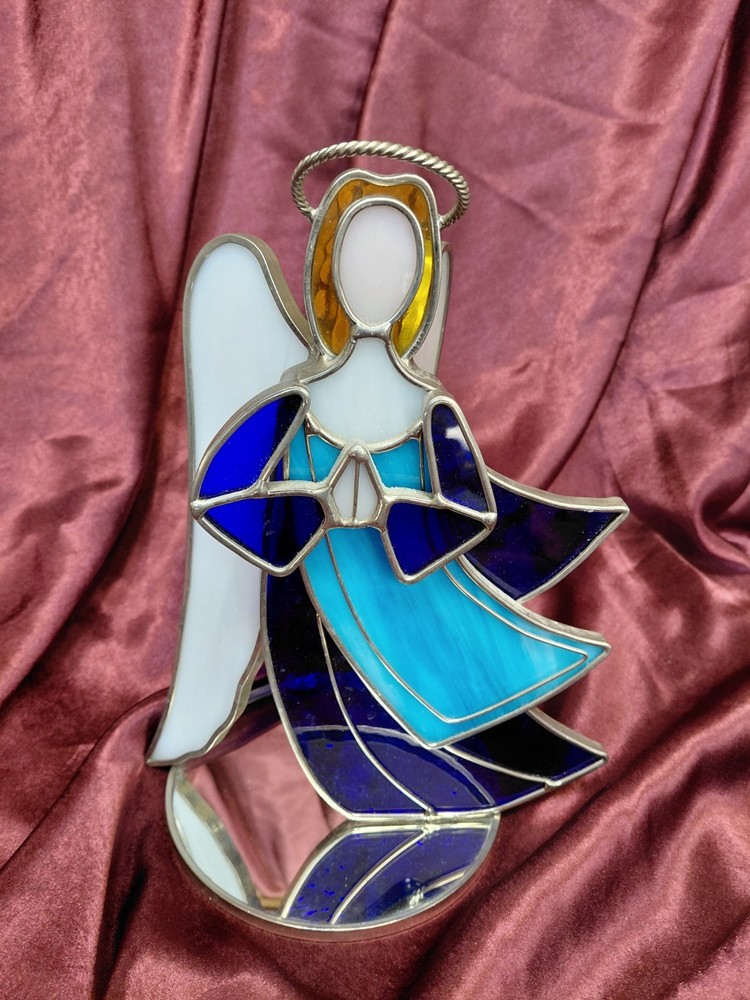 Stained Glass Angel 10"