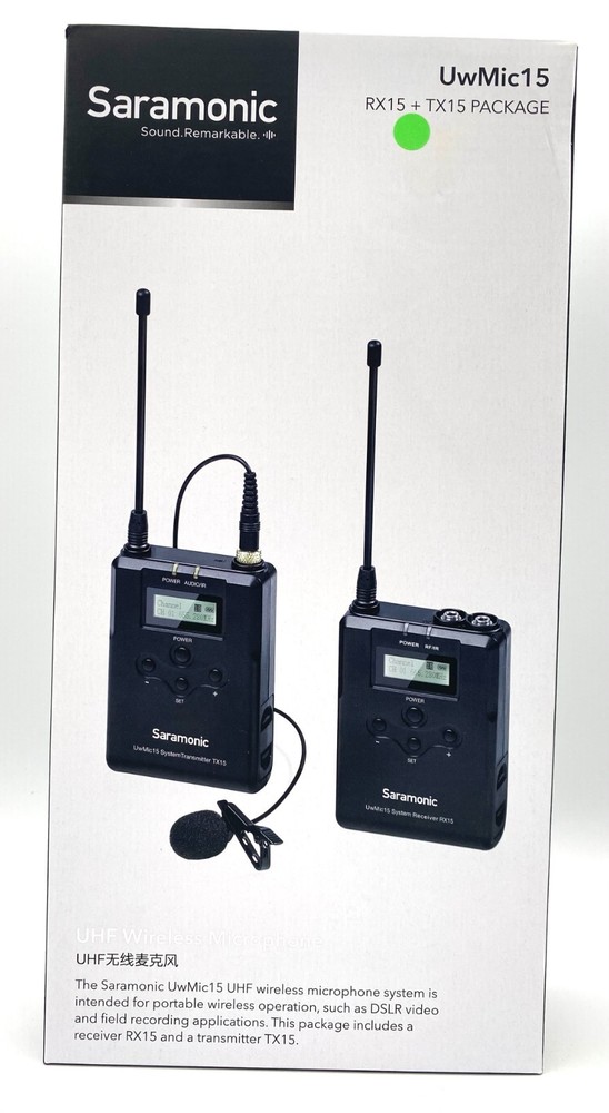 Saramonic UwMic15 - Demo, Open Box!