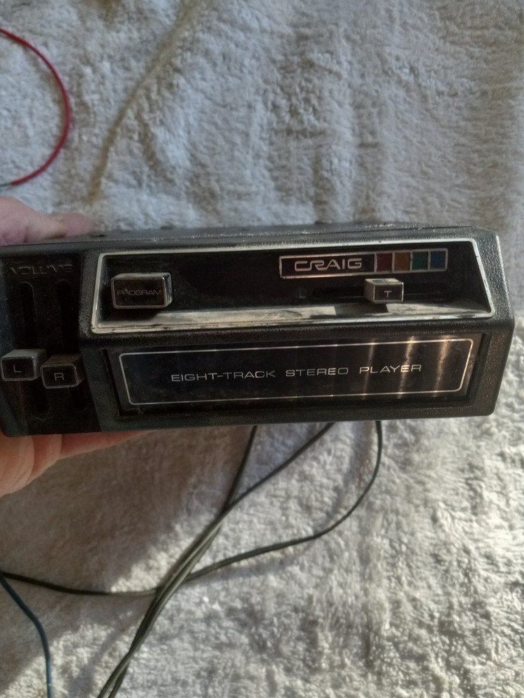 CRAIG 3152 8 Track Car Player Vintage