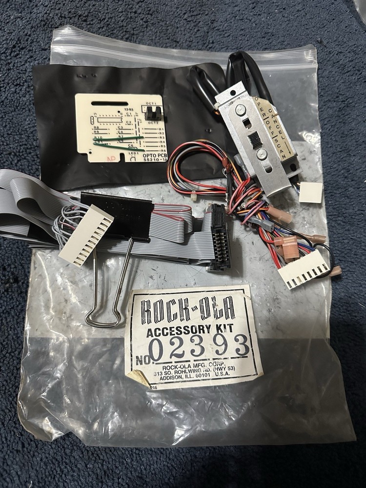 Unknown Rock-Ola Juke Box Accessory Kit.