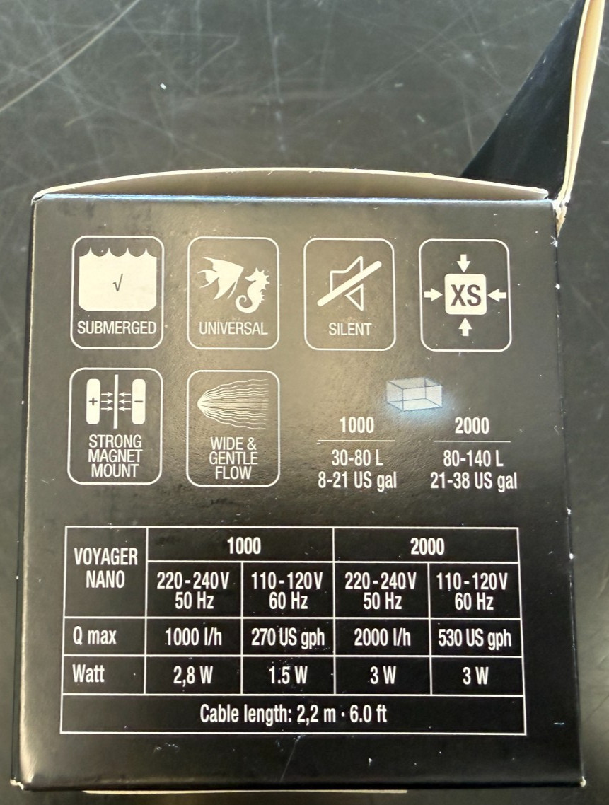 Sicce Voyager Nano Stream 2000 - 530 GPH Circulation Water Pump