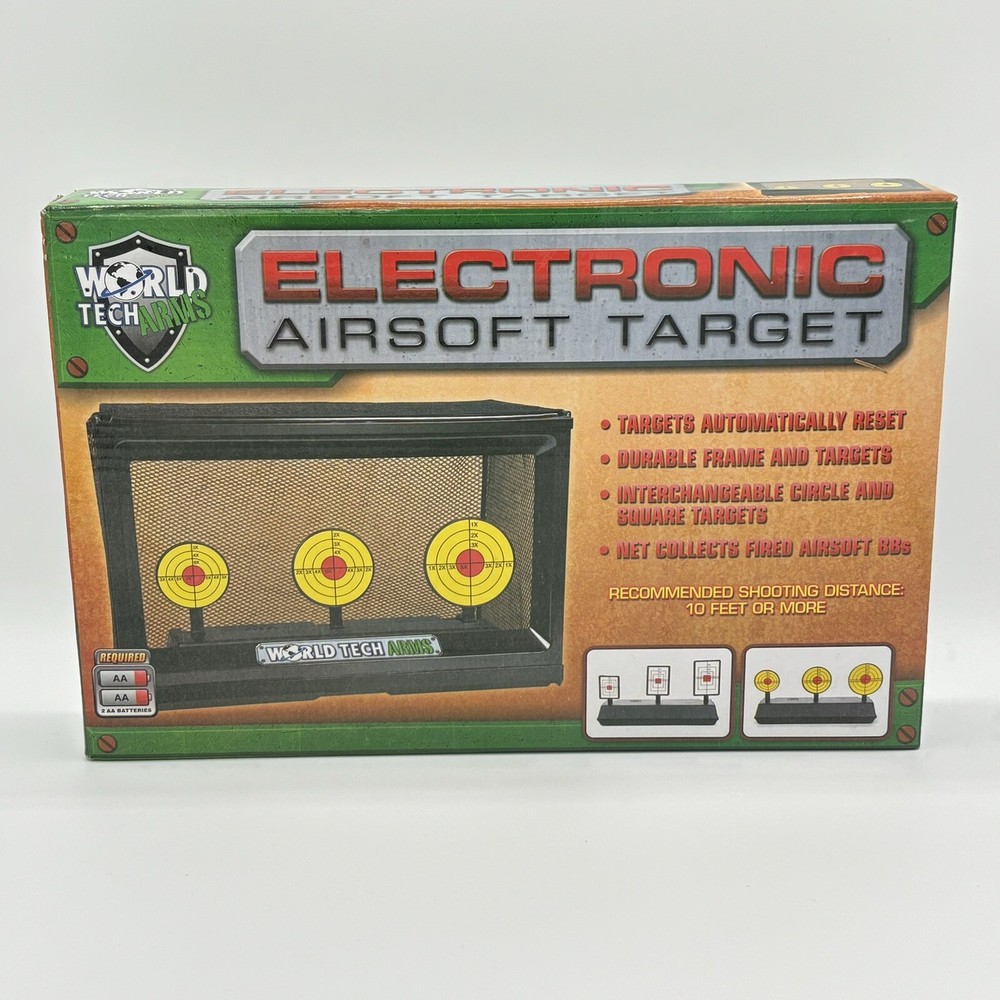 Electronic Airsoft Target System Range World Tech Arms - Brand New Sealed