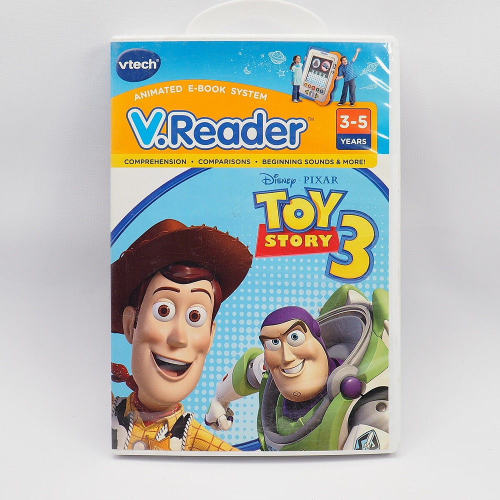 VTech V.Reader Toy Story 3 Interactive E-Reading System Cartridge *OPEN BOX!*