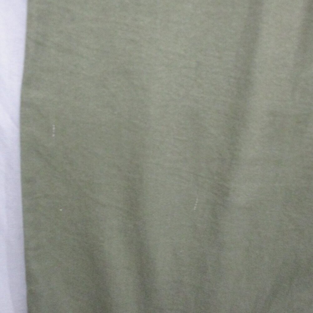 100% Cotton Cargo Pocket Baggy Loose Fit Wide Leg Pants Green Women Size | 6