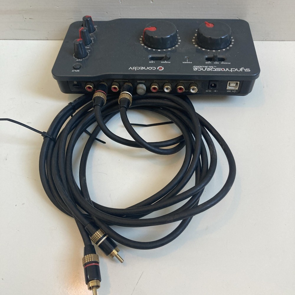 M-AUDIO CONNECTIV SYNCHROSCIENCE Digital Vinyl USB Soundcard Untested