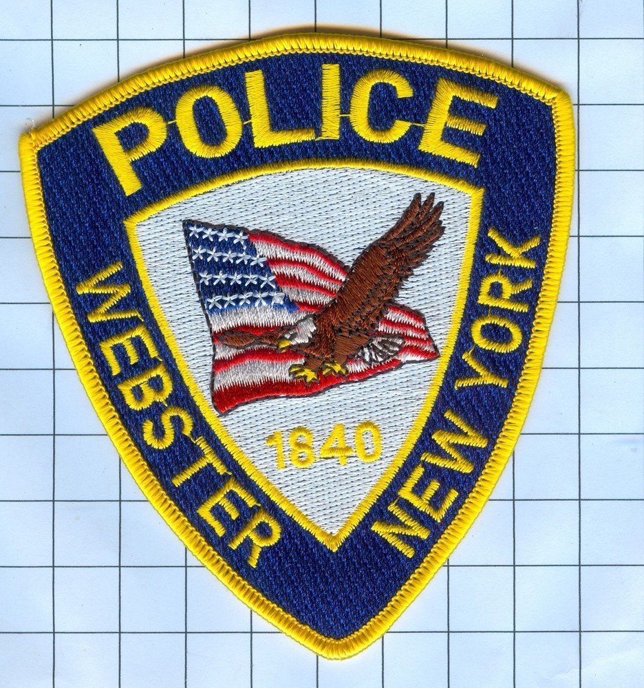 POLICE PATCH - WEBSTER,  NEW YORK 1840