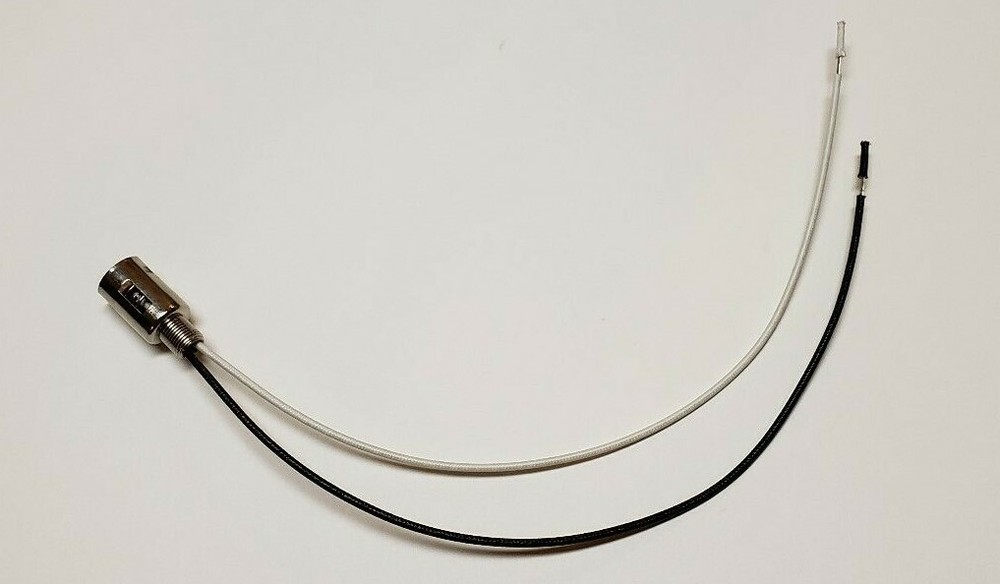 DOUBLE CONTACT BAYONET SOCKET WITH 9" WIRE LEADS NEW 30973J
