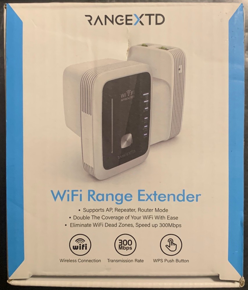 NEW Range XTD WiFi Range Extender 300 Mbps Access Point Router Repeater RangeXTD