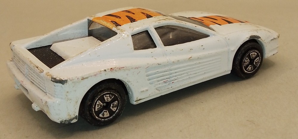 Corgi White Ferrari Testarossa