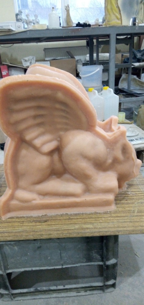 Polyurethane flexible mold with a plastic frame"Gorgul on a chain"